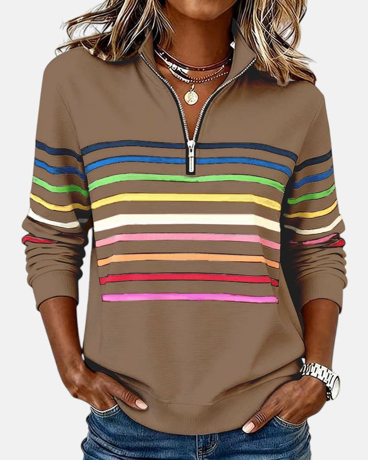 Vera | Comfortable Striped Sweater