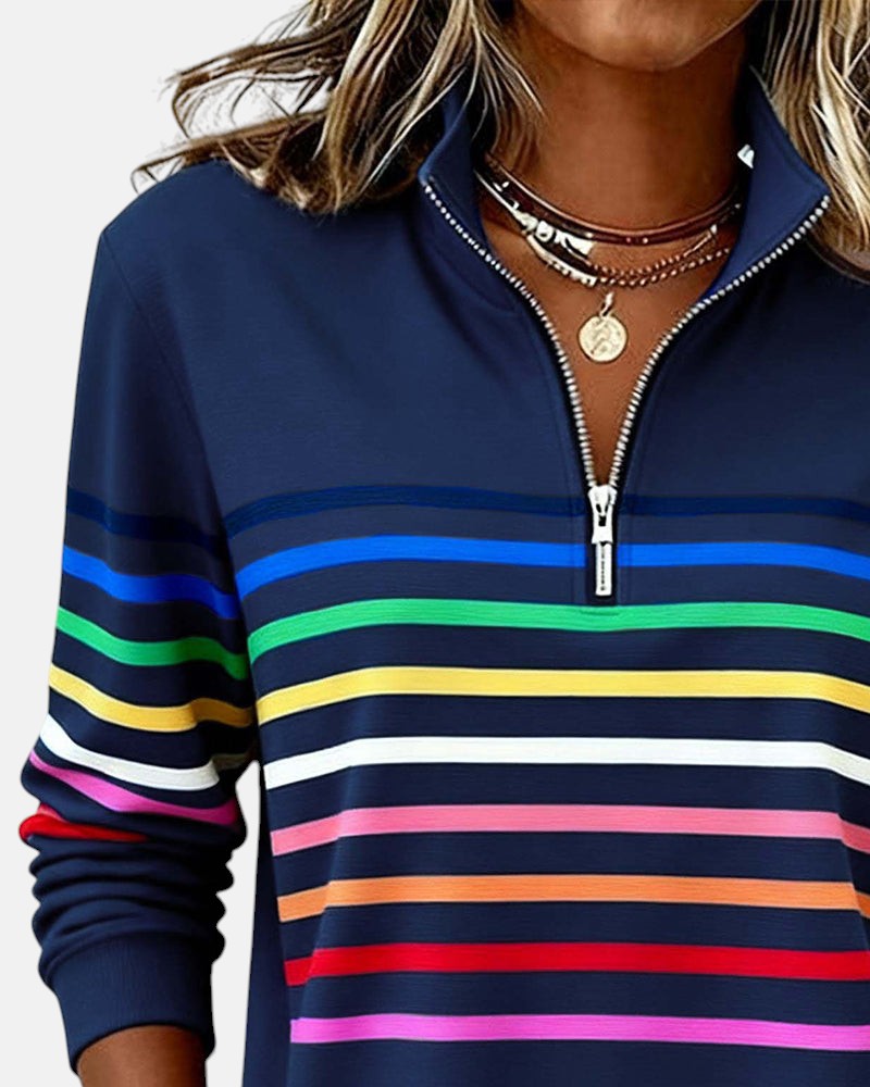 Vera | Comfortable Striped Sweater