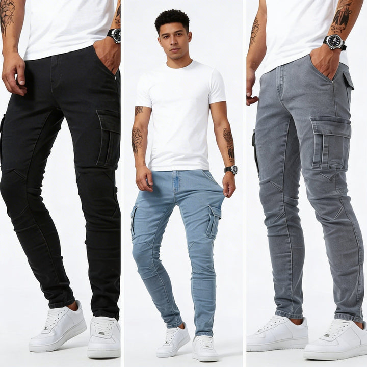 Cargo Denim Jeans