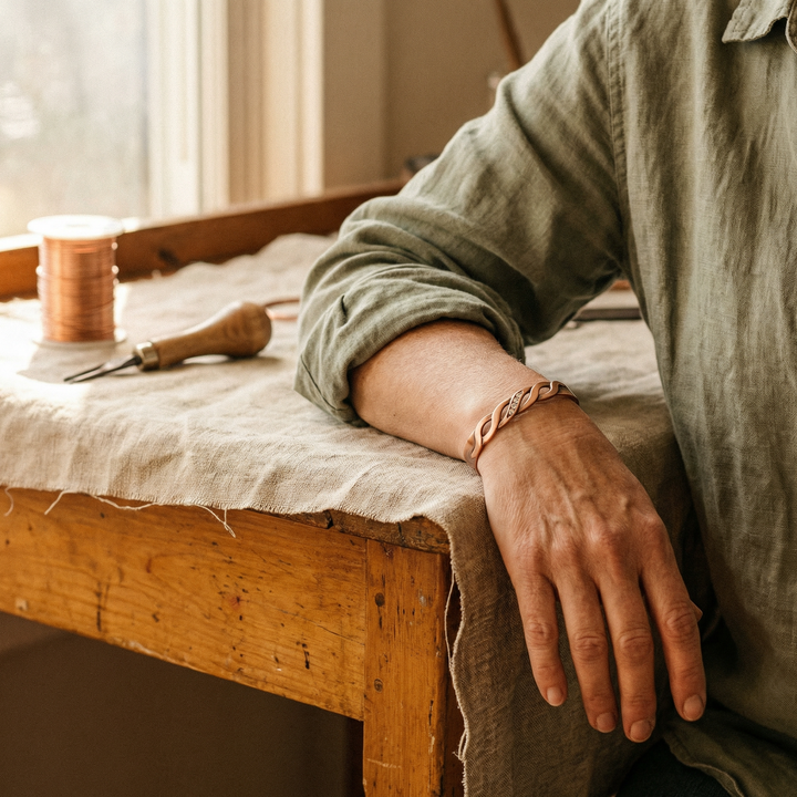 Glimmer Copper Bracelet