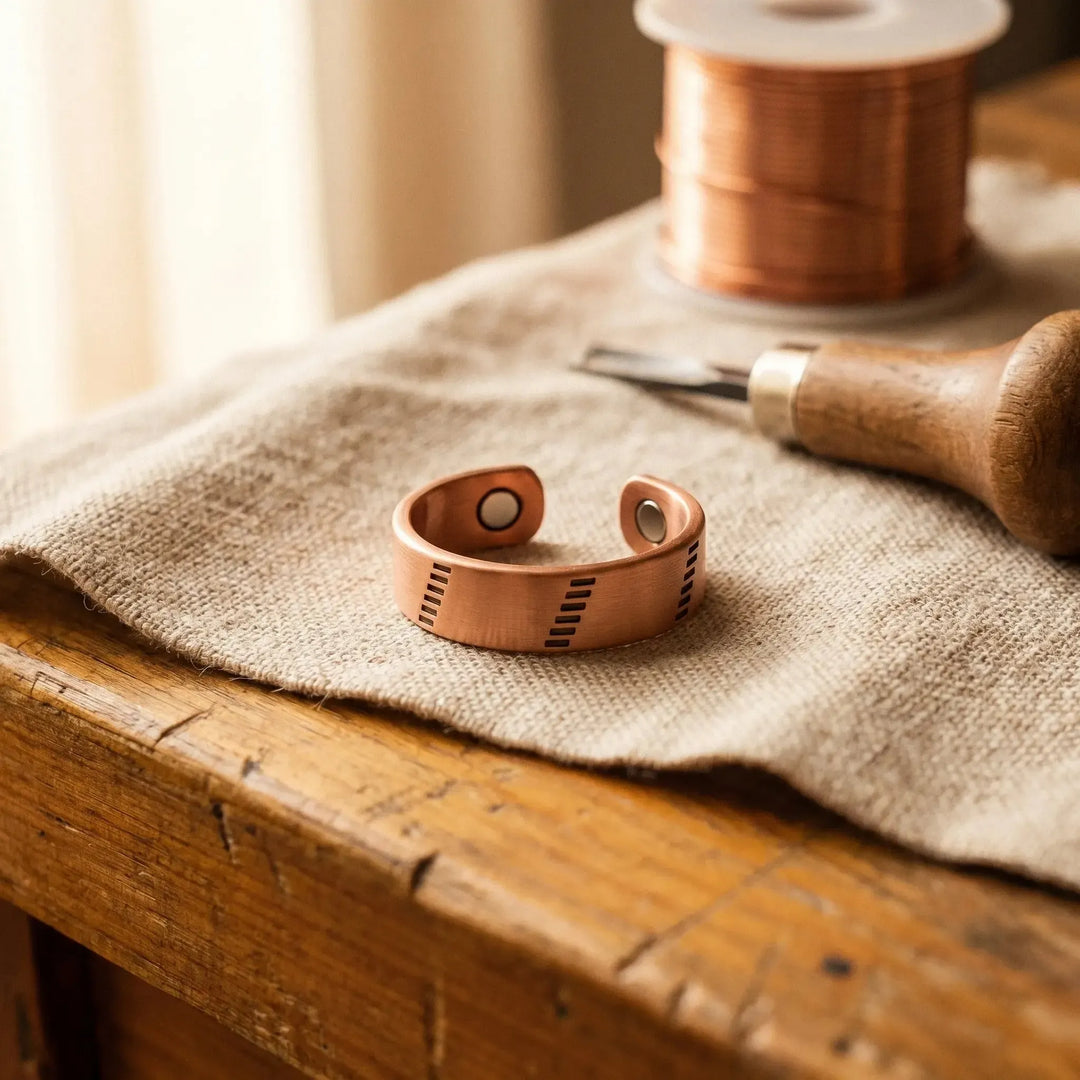 Rune Copper Ring