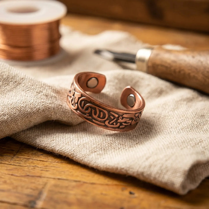 Glyph Copper Ring