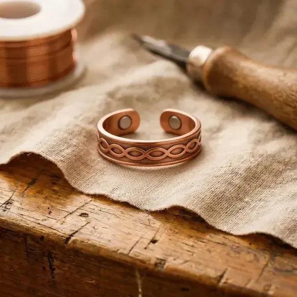 Vesica Copper Ring