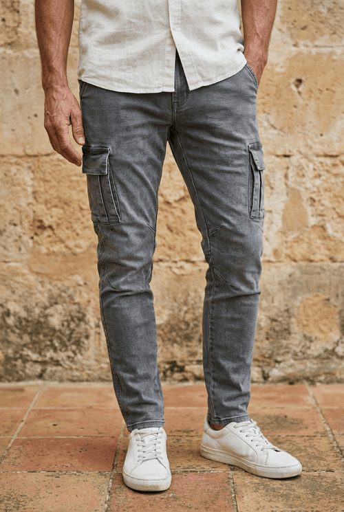 Cargo Denim Jeans
