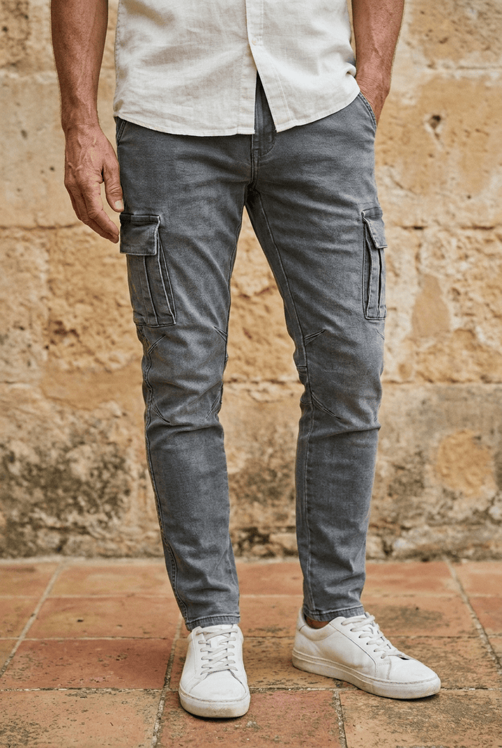 Cargo Denim Jeans
