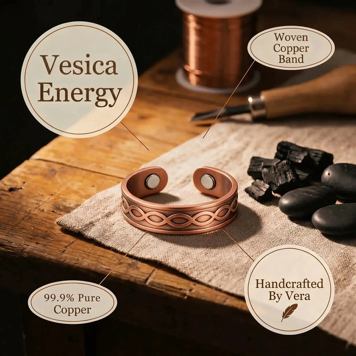 Vesica Copper Ring