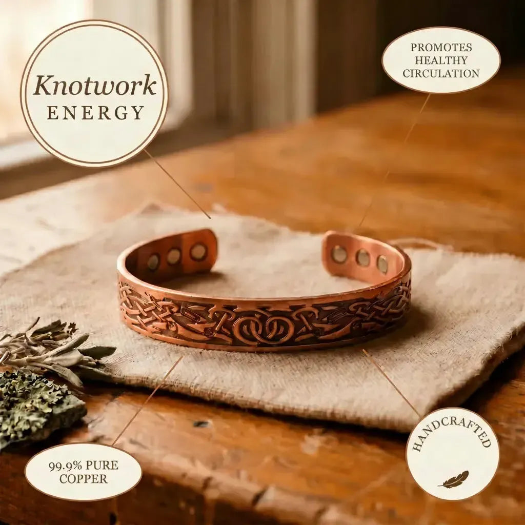 Knotwork Copper Bracelet