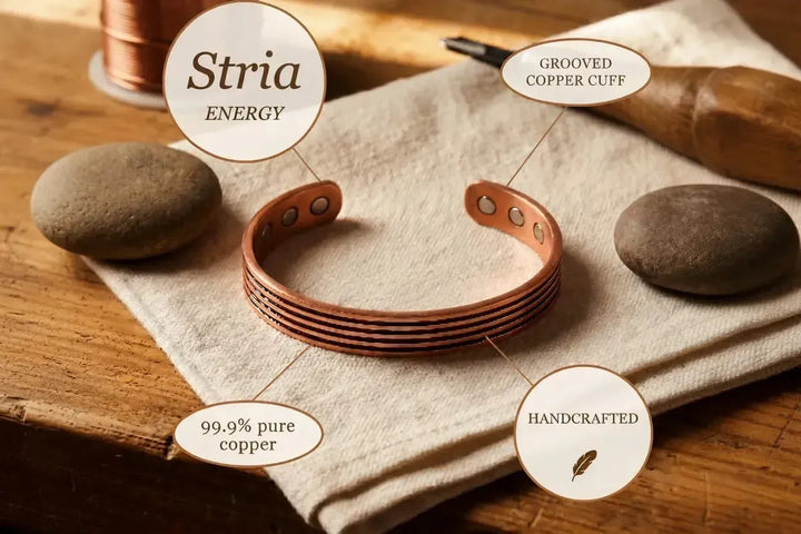 Stria Copper Bracelet