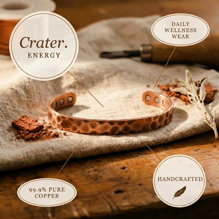 Crater Copper Bracelet