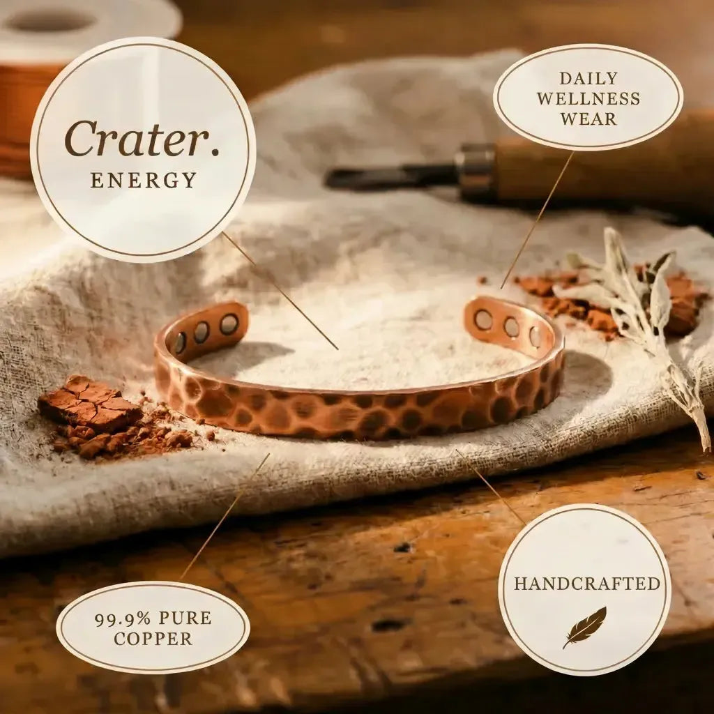Crater Copper Bracelet