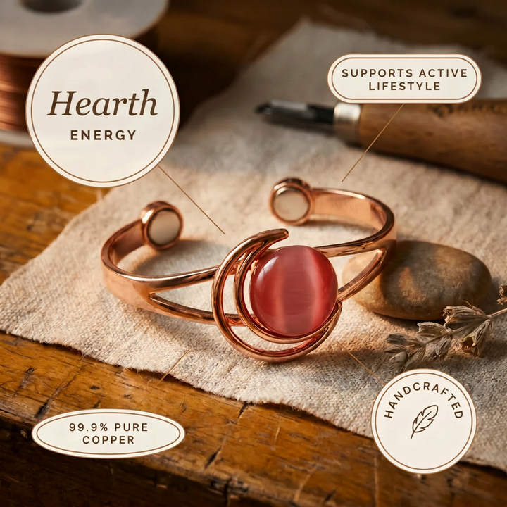 Hearth Pink Copper Bracelet