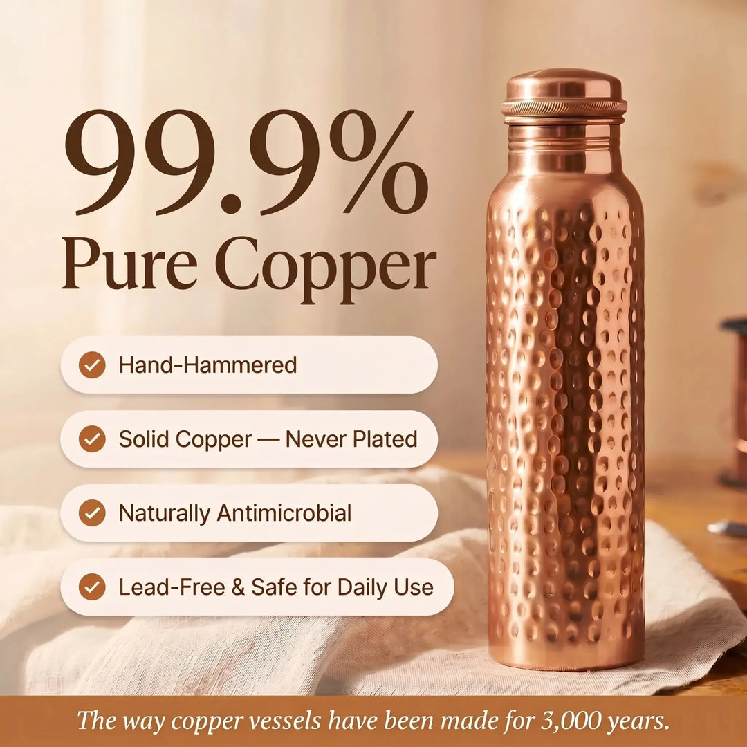Pure Copper Water Bottle