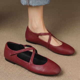 Zeor | Genuine Leather Flats