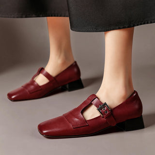 Veyra | Genuine Leather Heels