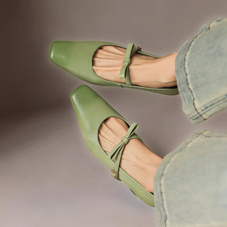 Bryony | Bow-Strap Mary Jane Pump