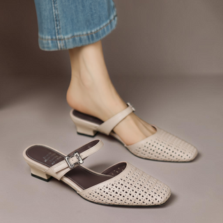 Nilda | Genuine Leather Mules